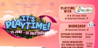 Its Play Time AEON Mall berjalan per hari ini hingga Juli mendatang