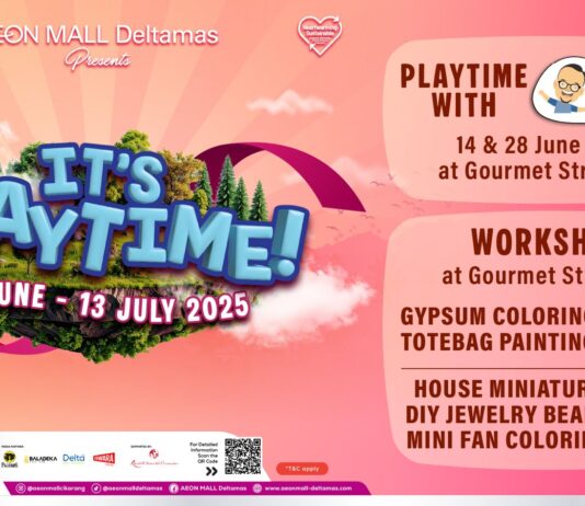 Its Play Time AEON Mall berjalan per hari ini hingga Juli mendatang