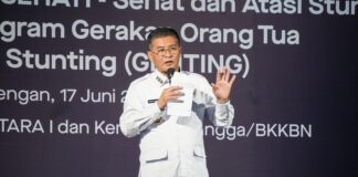 Wagub jabar, Erwan berikan sambutan di acara Sehati Pangalengan