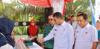 Wagub Jabar, Erwan meninjau produk di Harganas Depok