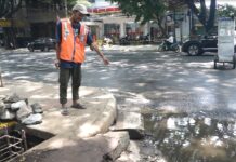 Pengerjaan Trotoar di Jalan Pajajaran Menuai Komplen