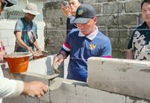 Menteri Wihaji Kunjungi Desa Nagrak Bogor, Intervensi Gizi Bagi Keluarga Berisiko Stunting (KRS) dan Bedah Rumah.