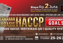 LPT Panghegar Hadirkan Chef Lucky, Tekankan Pentingnya Keamanan Pangan dalam Bisnis Kuliner