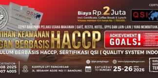 LPT Panghegar Hadirkan Chef Lucky, Tekankan Pentingnya Keamanan Pangan dalam Bisnis Kuliner